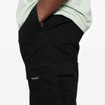 Pantaloni cargo clo in nero Represent - uomo 