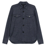Giacca-camicia con bottoni in blu Harris wharf london - uomo 