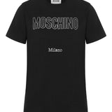 T-shirt con decorazione in nero Moschino - donna 