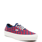 Sneakers LX Authentic 44 EK Punk Check in rosso e blu Vans - unisex 