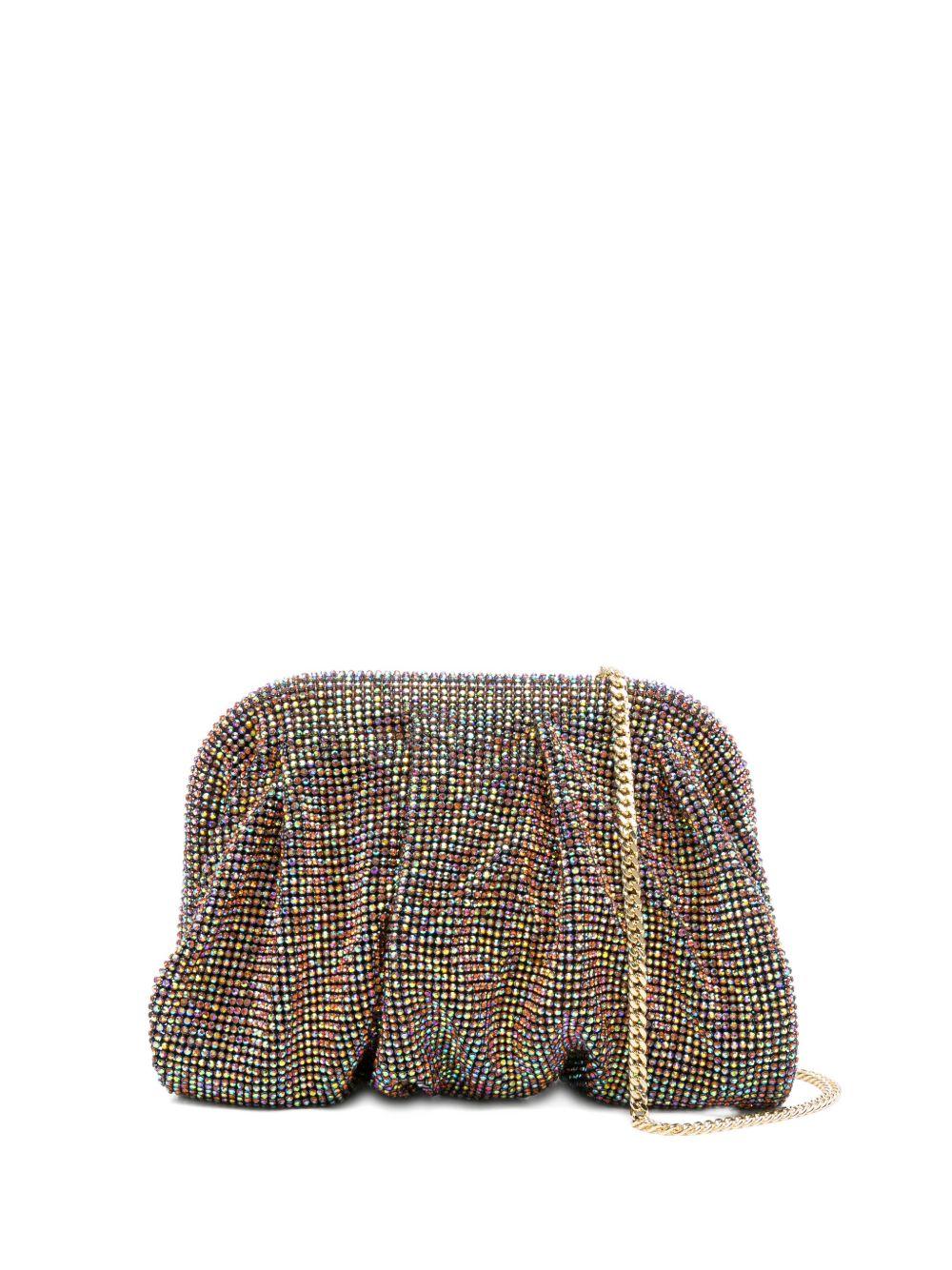 Clutch Venus piccola con cristalli multicolor Benedetta Bruzziches - donna 