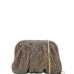 Clutch Venus piccola con cristalli multicolor Benedetta Bruzziches - donna 