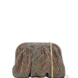 Clutch Venus piccola con cristalli multicolor Benedetta Bruzziches - donna 