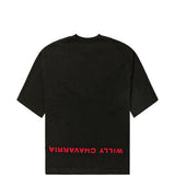 T-shirt welcome to america in nero Willy chavarria - uomo 