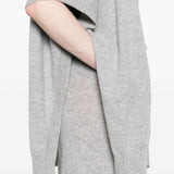 Cardigan a maniche corte in grigio Gotha - donna 