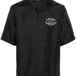 Camicia a maniche corte in nero 
