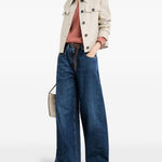 Maglione con scollo a V in arancione Brunello cucinelli - donna 