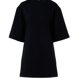 Abito a t-shirt con schiena scoperta in nero Wardrobe NYC - donna 