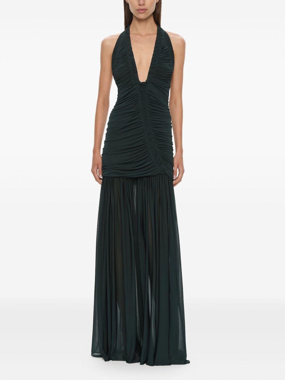 Abito orion con ruches in nero Christopher esber - donna 