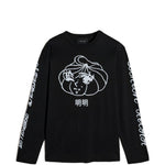 T-shirt a manica lunga stampata in nero Simone rocha - uomo 