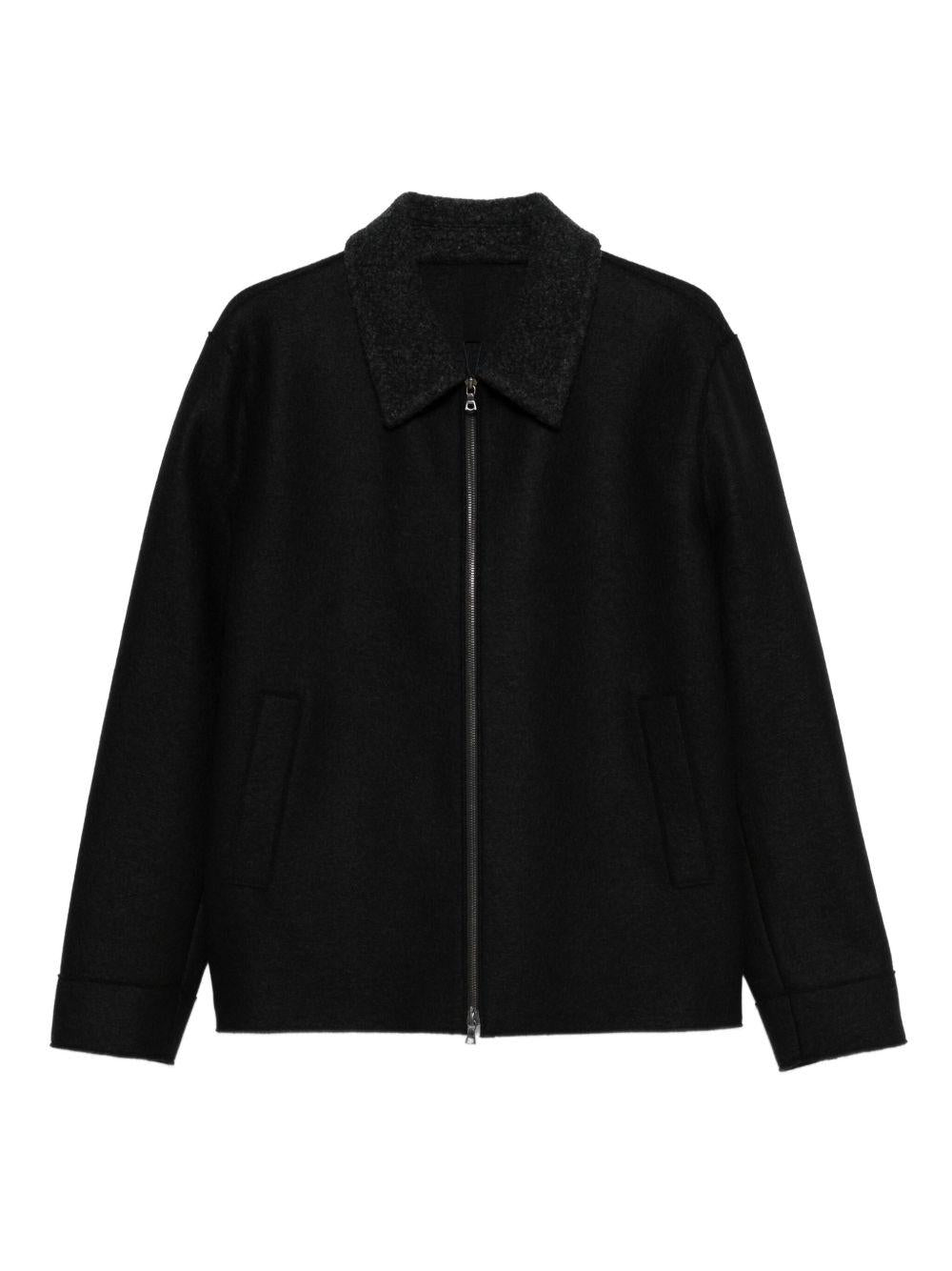 Giacca con zip in nero Harris wharf london - uomo 
