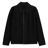 Giacca con zip in nero Harris wharf london - uomo 