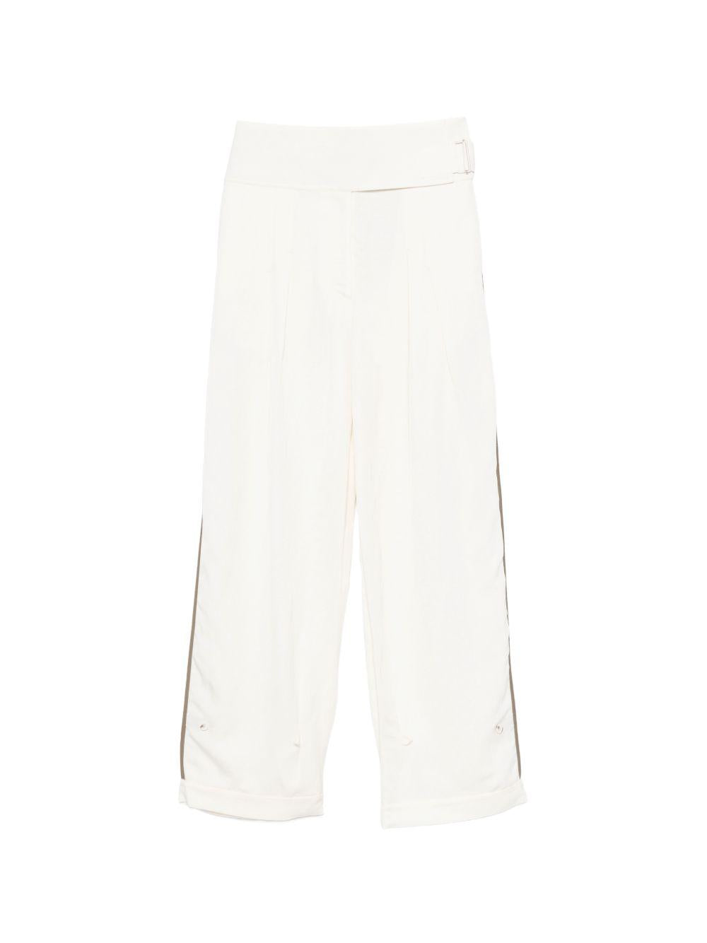 Pantaloni con taschein bianco Entire Studios - donna 