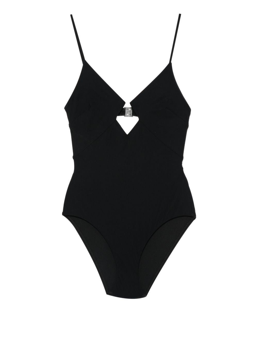 Costume da bagno Roselight con cut-out in nero 