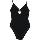 Costume da bagno Roselight con cut-out in nero 