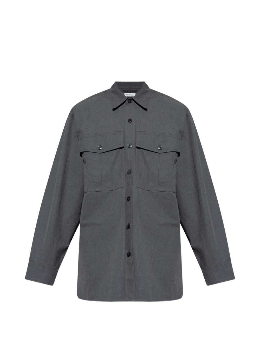 Camicia con tasche calendo in grigio Dries van noten - uomo 