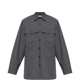 Camicia con tasche calendo in grigio Dries van noten - uomo 