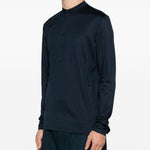T-shirt a maniche lunghe in blu Tokyo luxury brand - uomo 