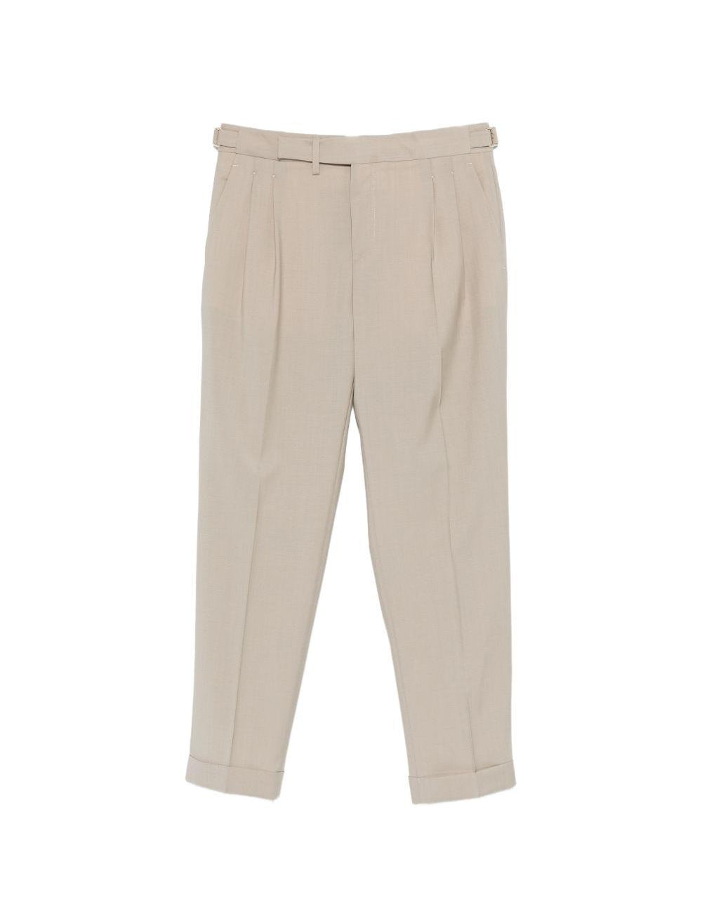 Pantaloni a pieghe con cintura in beige Briglia 1949- donna 