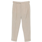 Pantaloni a pieghe con cintura in beige Briglia 1949- donna 