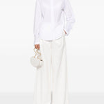 Camicia con dettaglio colletto in bianco Alberta Ferretti - donna 
