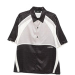 Camicia con inserto geometrico in bianco e nero AMIRI - uomo 