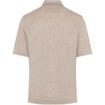 Polo in lino oasi in beige Zegna - uomo 
