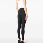 Leggings a vita alta in nero Wolford - donna 