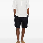 Pantaloncini con coulisse in blu Brunello cucinelli - uomo 