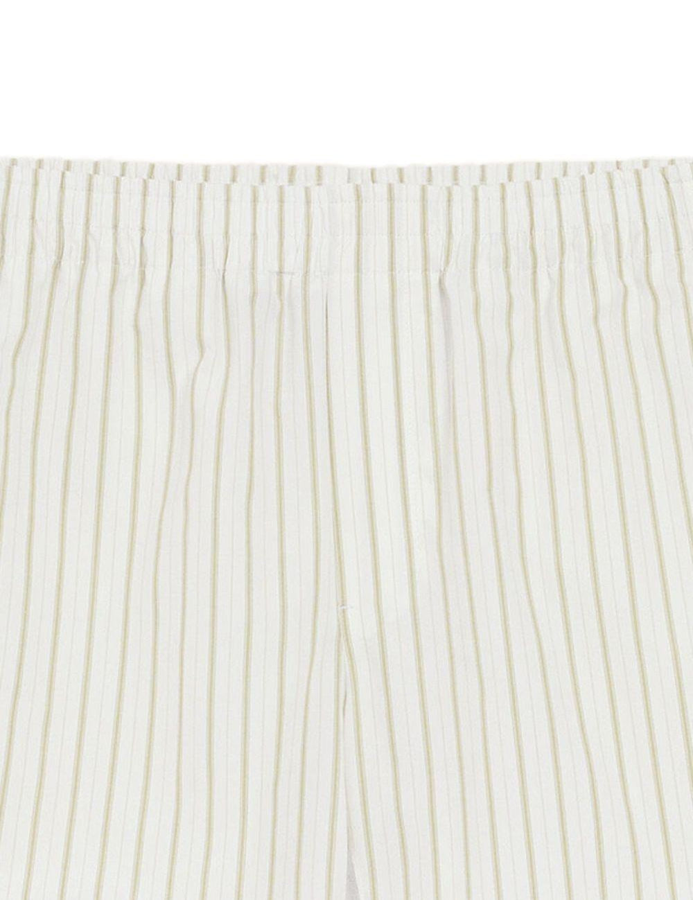 Shorts a righe in bianco Ami paris - uomo 
