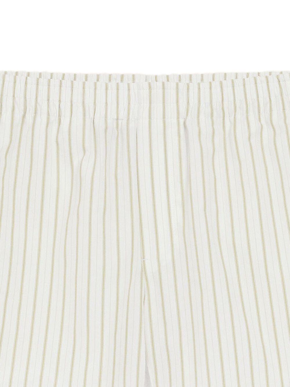 Shorts a righe in bianco Ami paris - uomo 