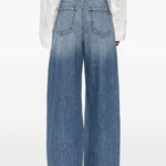 Jeans a gambaampia angri in blu Maxmara sportmax - donna 