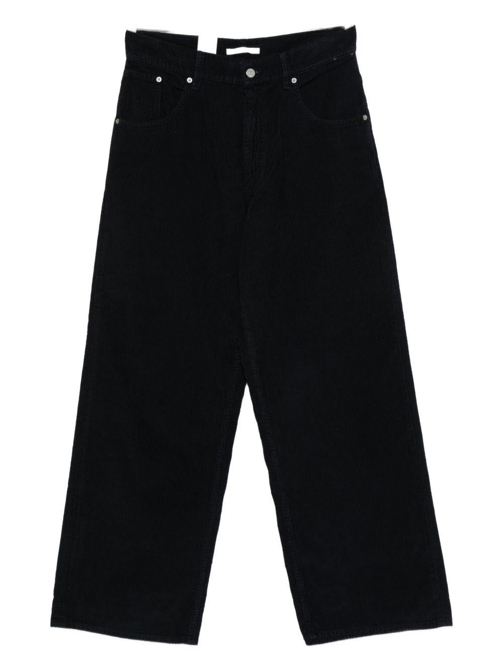 Pantaloni corduroy in blu scuro Sunflower - uomo 