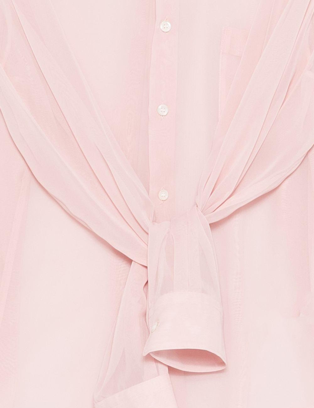 Blusa con maniche annodate in rosa Comme des garcons comme des garcons - donna 