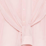 Blusa con maniche annodate in rosa Comme des garcons comme des garcons - donna 