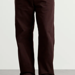 pantaloni dritti floyde in marrone carhartt wip - uomo 