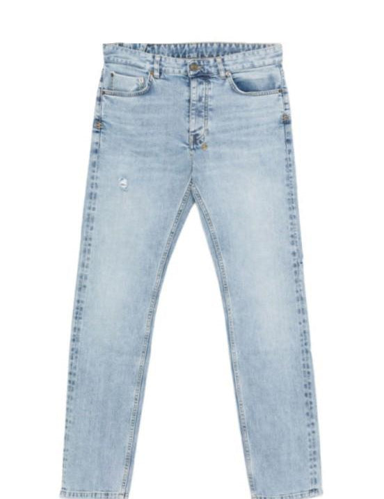 Jeans a gamba dritta in blu Ksubi - uomo 