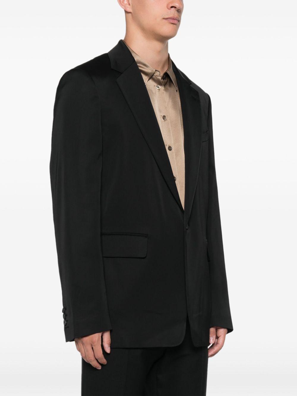 Giacca monopetto bram in nero Dries Van Noten - uomo 