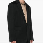 Giacca monopetto bram in nero Dries Van Noten - uomo 