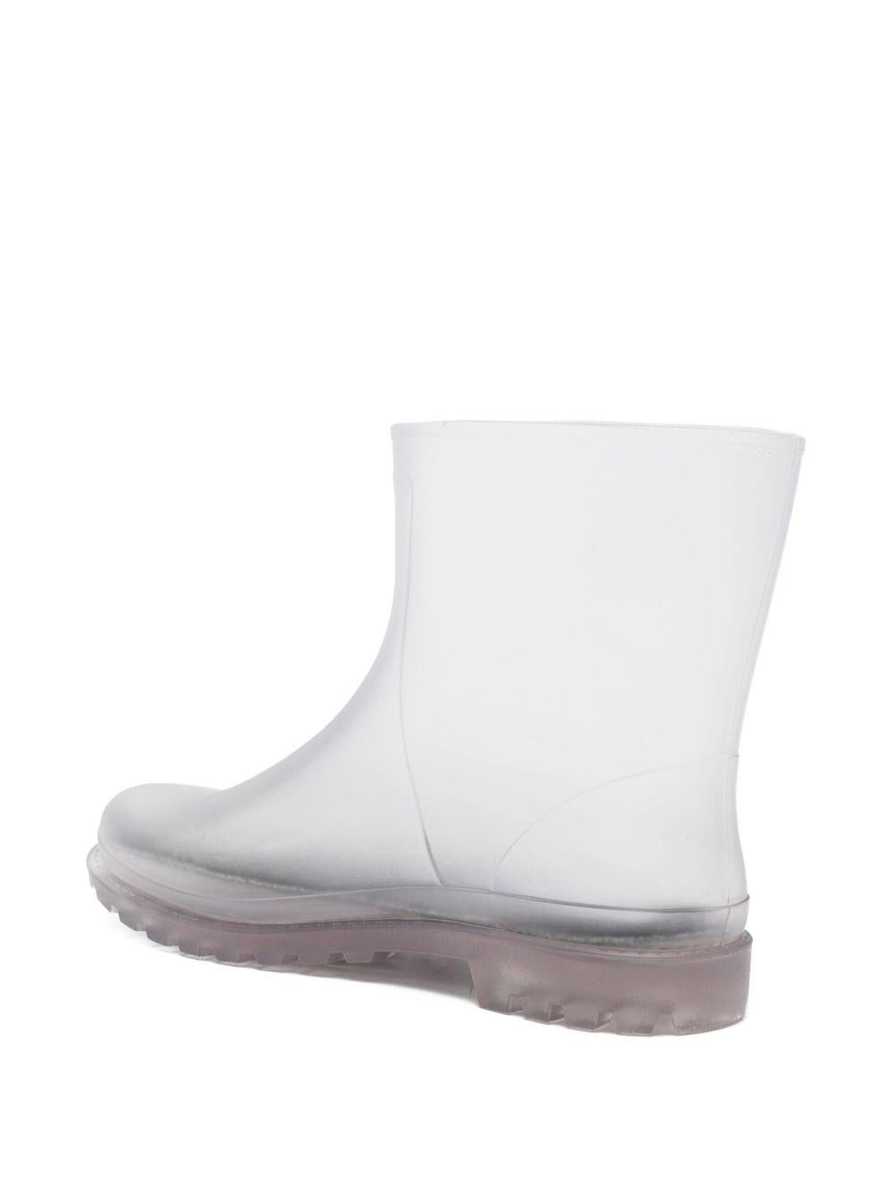 Stivali di gomma monsone in bianco Christopher esber - donna 