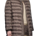 Parka trapuntata flight in marrone Rick Owens x Moncler - unisex<BR/> 