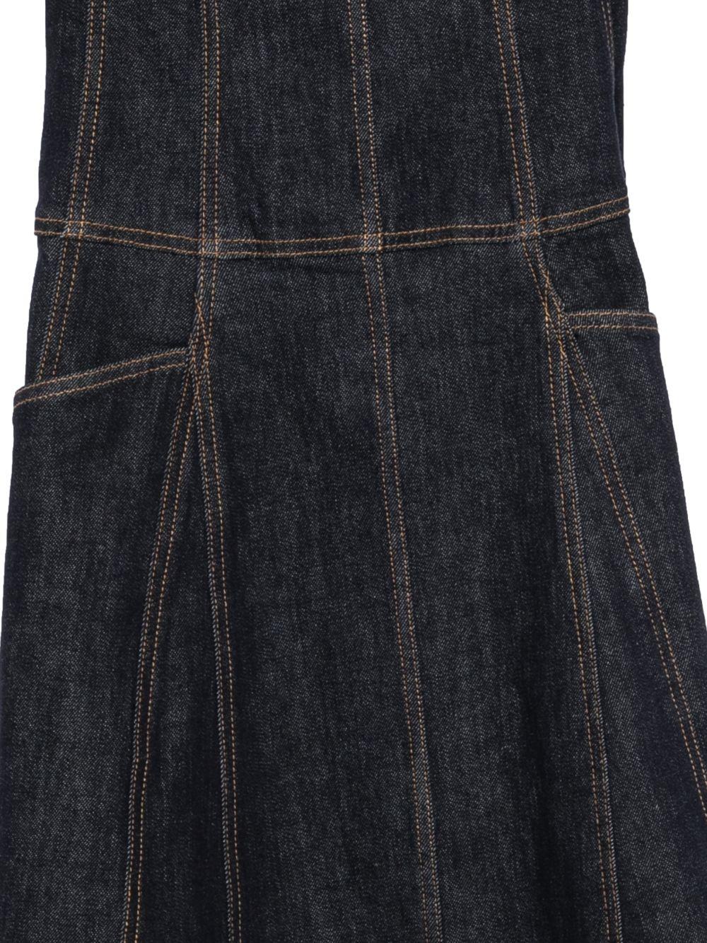 Abito midi navy Self-Portrait - donna 