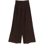 Pantaloni a gamba ampia in marrone Maurizio - donna 