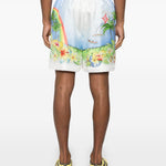 Pantaloncini stampati aloha in multicolore Casablanca - uomo 