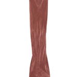 Maxigonna con finitura satinata coda in rosa Rick owens - donna 