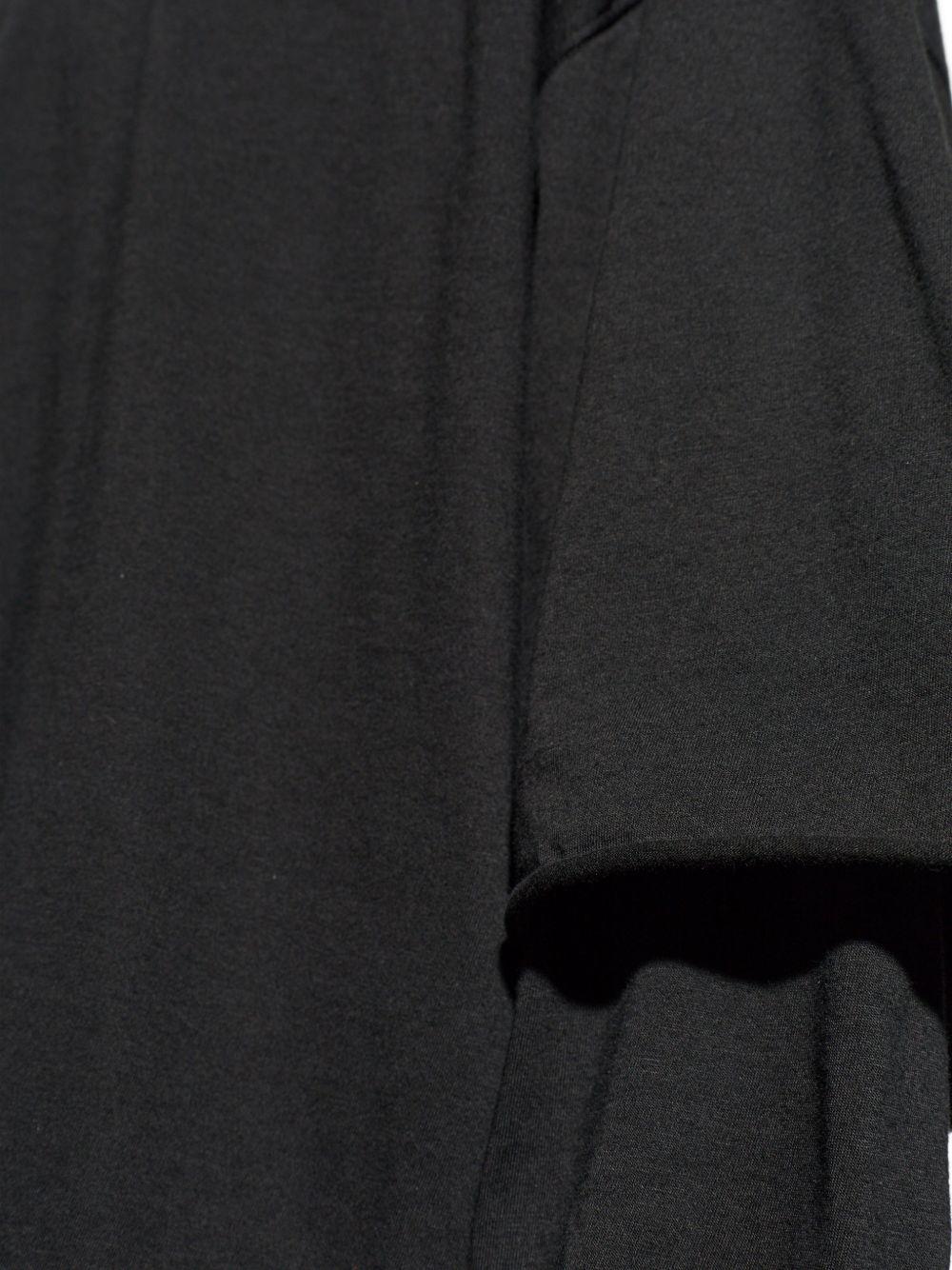 T-shirt con design a strati in nero Rick owens drkshdw - uomo 