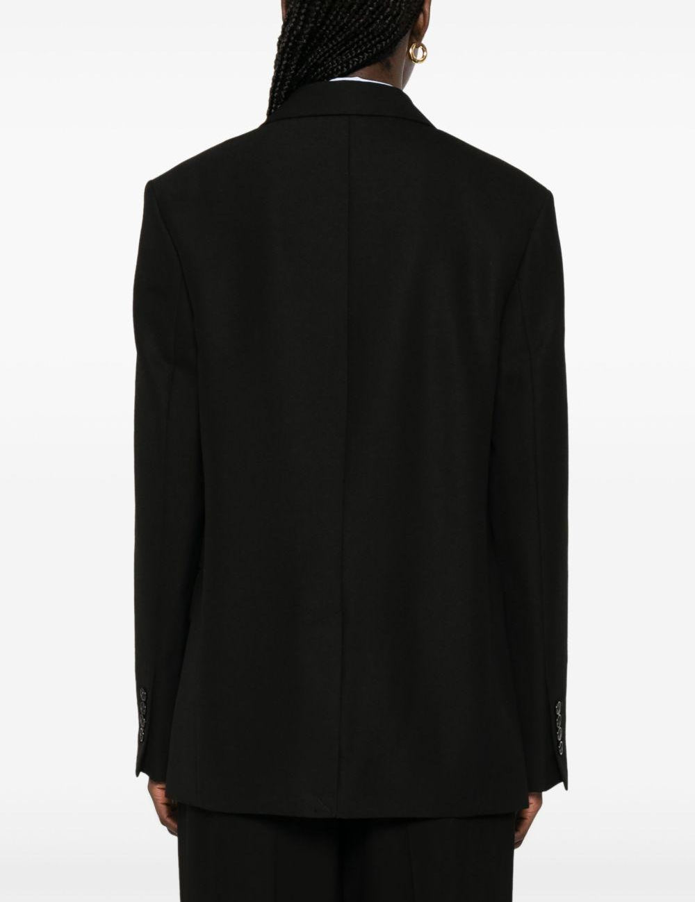 Blazer sartoriale monopetto in nero Toteme - donna 