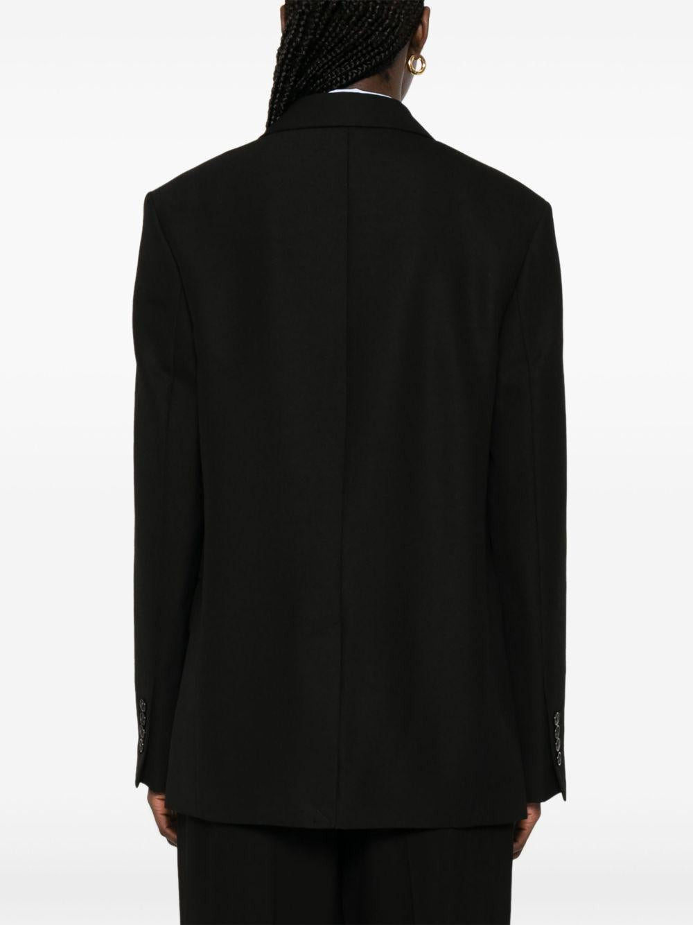 Blazer sartoriale monopetto in nero Toteme - donna 