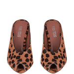 Mules con stampa nimalier Nina in marrone Paris Texas - donna 