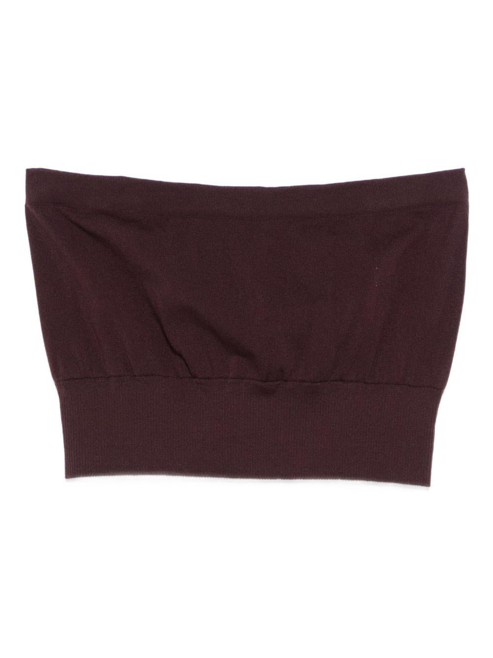Top bando senza cuciture in viola Wolford - donna 